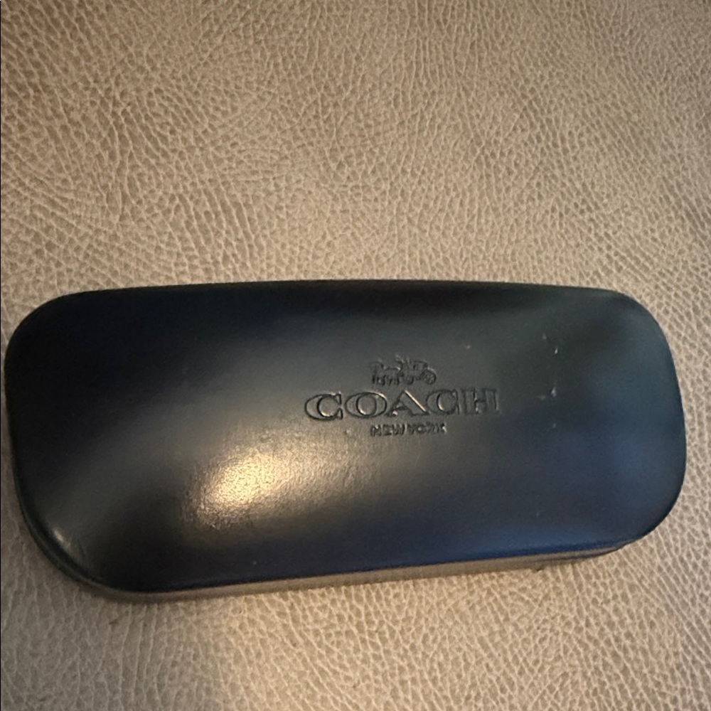 Coach Midnight Black Eyeglass Case